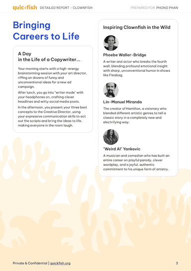 Report page